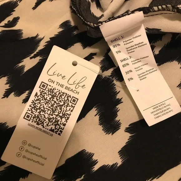 NWT Cupshe Women’s Leopard Print Long Sleeve Maxi Dress Size small - Picture 11 of 13